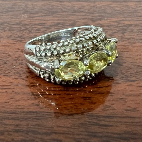 NOVICA Citrine Cocktail Ring – Handmade Sterling Silver Sun-Inspired Statement Ring - View #8